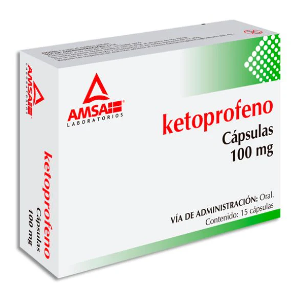Ams Ketoprofeno 100 Mg Caps 15